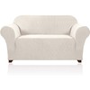 PrinceDeco Stretch Loveseat Sofa Cover Slipcover Couch Cover for 2