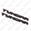 Toyota 2pc Door TUNDRA overlay BLACKOUT EMBLEM BADGE Fit 2014-25