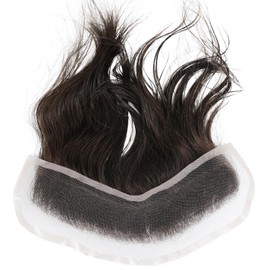 Amiable Men Forehead Hairline Toupee 100% Human Hair French Lace Frontal Hairpiece for men Natural Hairline V-Shape Replacement System Toupee for Men human hair #2