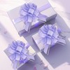 RIBBOOO 20pcs 7 Inch Pull Bows Pastel Purple Gift Wrap