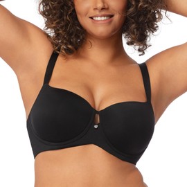 HSIA Minimizer Bras for Women Full Coverage, Comfortable Padded Bra for Womens Heavy Breast Black