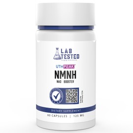 Lab Tested Supplements NMNH (UthPeak) - NAD Booster - Dihydronicotinamide Mononucleotide - 3rd Party COA Provided - 250 mg per Serving - 60 125mg Capsules