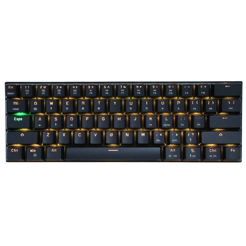 Mechanical Keyboard for Bluetooth Wireless DualMode RGB 61Key Computer Accessories