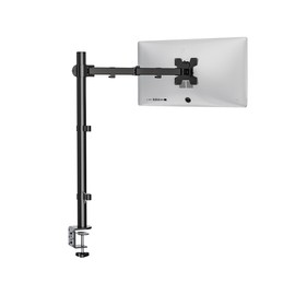 WALI Monitor Arm Mount for Desk, Single Extra Tall Computer Desk Mount, Monitor Bracket Mount Stand Single, up to 32 inch, 22 lbs (M001XL), Black