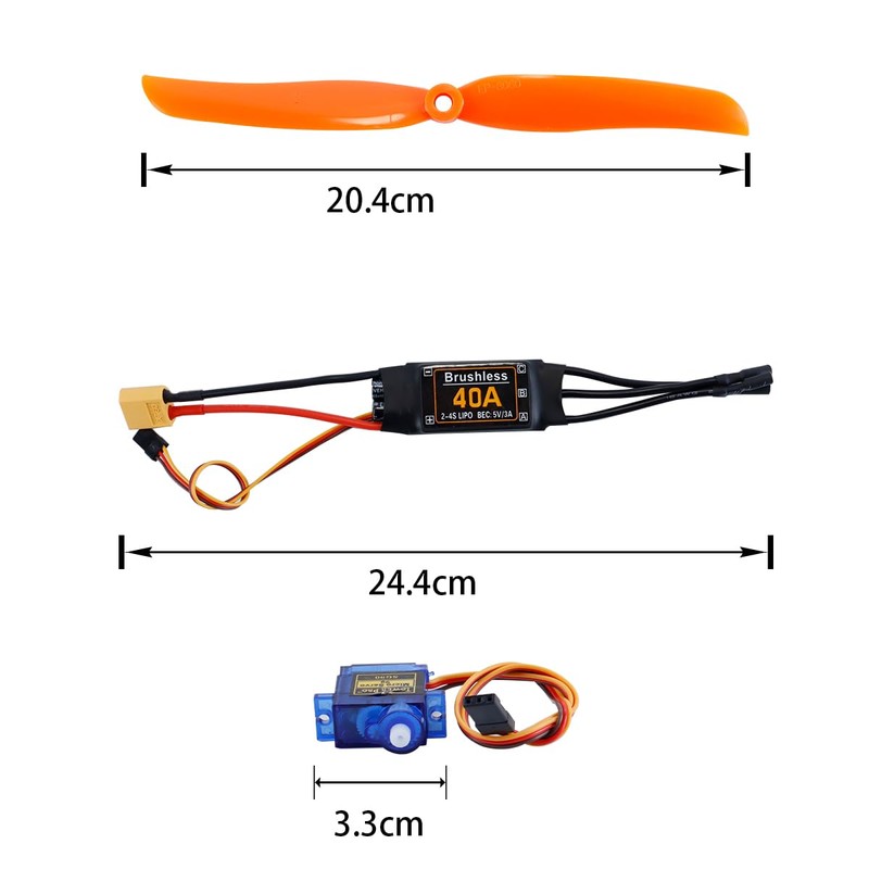 Durlo RC Plane/Helicopter Motor Kit – 2212 KV2200 Brushless Motor