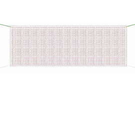 Badminton Replacement Net with Rope Cable, Universal 20ft Volleyball Badminton Pickleball Net for Garden School Yard Backyard Garden Training Gym Sport Supply