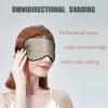 OLESILK Set of 2 Adjustable Silk Sleeping Masks, 100% Mulberry