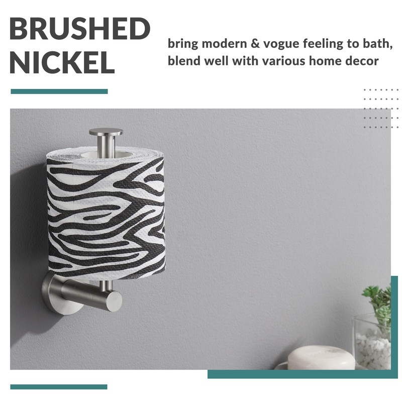 Vertical Toilet Paper Holder, Aomasi SUS304 Stainless Steel Toilet Tissue