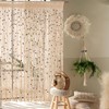 BECHAEO Macrame Beaded Curtain Boho Handmade Cotton Door String Curtain