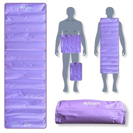 Large Full Body Ice Pack – 45x16 inches, Purple Reusable Cooling Blanket for Relaxation, Summer Comfort, Full-Body Cooling, and Recovery After Physical Activity or Everyday Use (Purple)