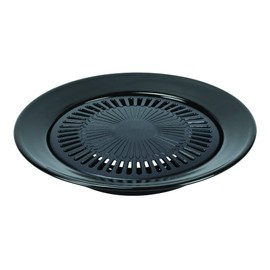 Pearl Metal HB-6316 Roasted Grill, Round, 12.6 inches (32 cm), Fluorine Resin Treatment, For Cassette Cooktops