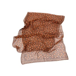FAIRYGATE Scarf for Women UK Ladies Shawl Scarf Women's Fashion Flower Printed Wrap Georgette Colourful Long Scarves Floral Neck Scarf Shawl Wrap 62005