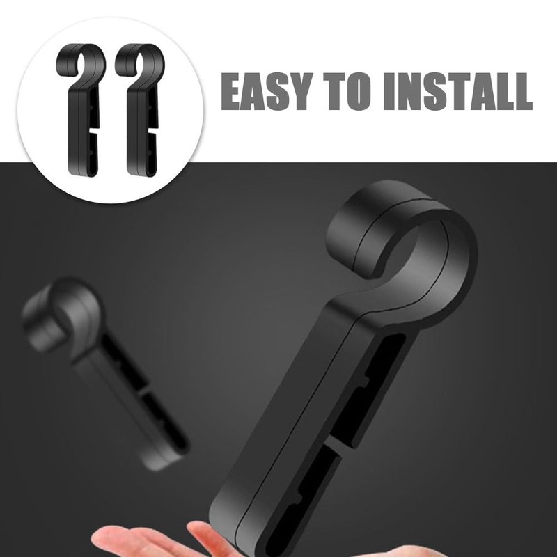 ULTECHNOVO 50 Helmet Clips for Hard Hat, Easily Mount Headlamp
