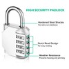 BeskooHome Combination Lock, Heavy Duty Padlock with Code, Resettable Combination