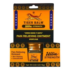 Pomada Tiger Balm Ultra Strength 18g Extra Fuerte - Imp Usa