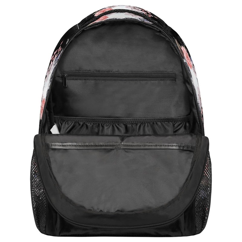 DJYQBFA Sugar Skull Flower Laptop Backpack School Backpack with Multiple