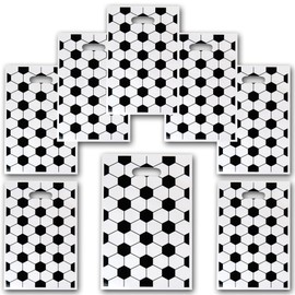 HEPAPATE 60Pcs Soccer Party Favors Bags,Soccer Goodie Bags,Soccer Treat Candy Bags Soccer Theme Gift Bags for Birthday Party Decorations,Soccer Themed Party Supplies