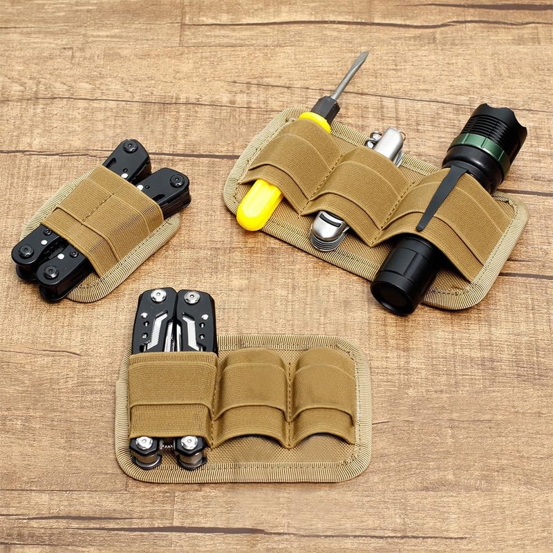 EDC Elastic Organiser Patch, Tactical Bag Insert Elastic Holder, Modular
