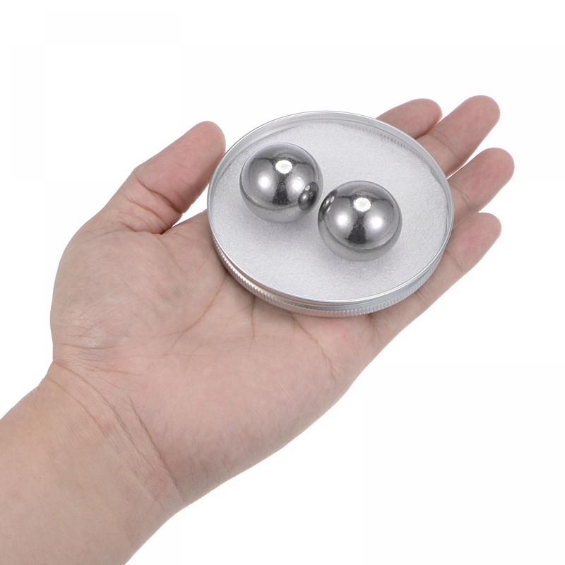 sourcing map 5pcs 28mm Carbon Steel Bearing Balls Precision Polished