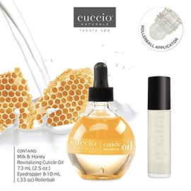 Cuccio Naturale Cuticle Revitalizing Oil Set - Provides Intense Hydration - Replenishes And Strengthens Nails - Promotes Healthier Skin - Easy To Use 