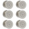 HOMEDEC 6pcs Round Brass Shower Body Spray Massage Jets Spa-like