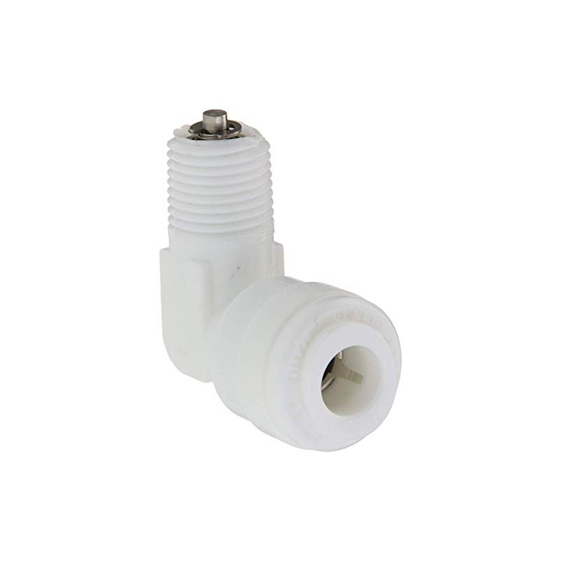 Fixed Elbow Check Valve 1/8 MPT x 1/4 Qucik Connect