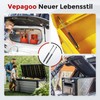 Vepagoo Gas Springs 600 mm 300 N/30 kg for Bed