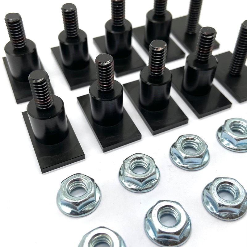 Region Offroad Rocker Trim Molding T-Bolts Compatible with Jeep CJ5