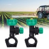 AUNMAS Fan Misting Nozzle, 2Pcs External Thread Agricultural Sprayer Fan