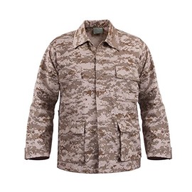 Rothco Camo BDU (Battle Dress Uniform) Military Shirts, Desert Digital Camo, M