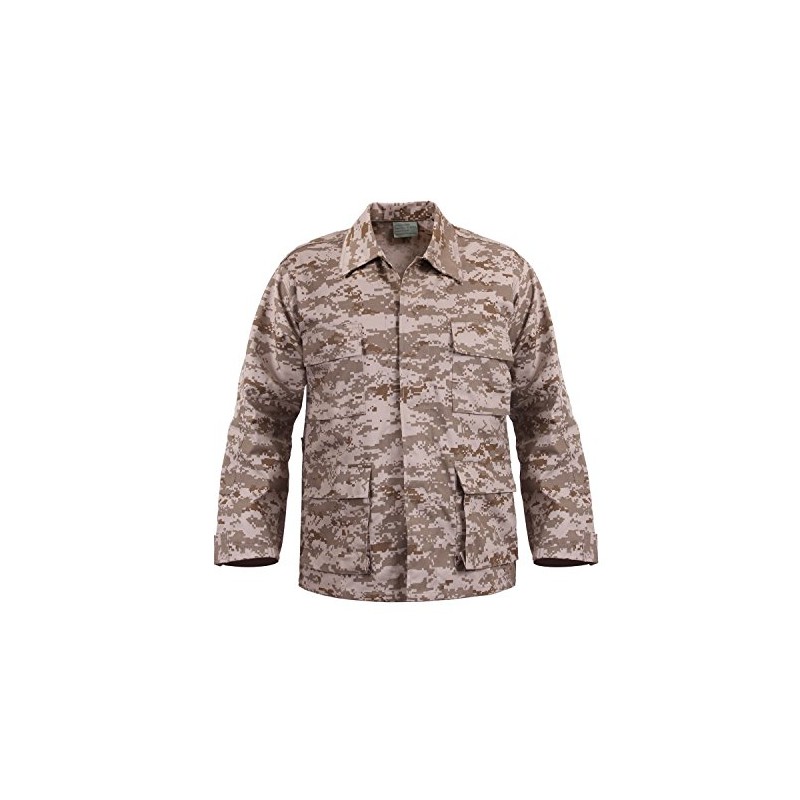 Rothco Camo BDU (Battle Dress Uniform) Military Shirts, Desert Digital