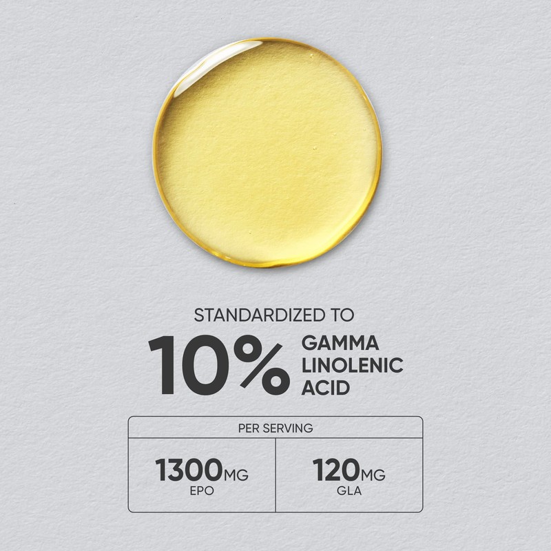 Sports Research Evening Primrose Supplement from Cold Pressed Oil -