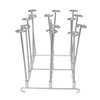 Fryer Skewer Stand Uniform Cooking Rust Resistance Stainless Steel Vertical