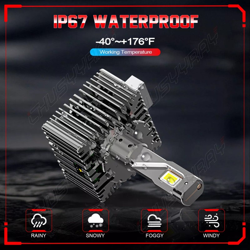 CHUSYYRAY 2x New D3S Bulb for 14-20 Jeep Grand Cherokee