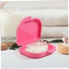 TOVINANNA 2sets Case Plastic Storage Box for Dentures False Container