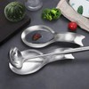 Large Stainless Steel Spoon Rest for Kitchen Counter - Rustproof