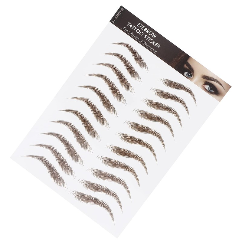 Eyebrow Tattoo Stickers, Eyebrow Transfer Stickers, Waterproof, 4D, Hair Like