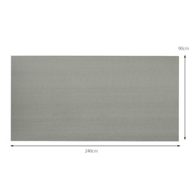 CHURERSHINING EVA Foam Decking Sheet for Boat Yacht Marine Floor Carpet with Self Adhesive Non-Slippery 94.5"×35.4" Solid Color (Light Gray)