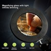 Zhiwei 10x Magnifying Glass with Light and Stand, 3 Color