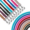 OOPSDOGGY Rolled Leather Dog Lead 6ft Heavy Duty Training Leash