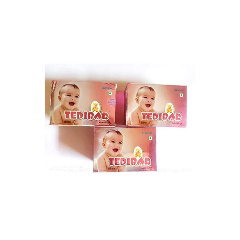 Curatio Tedibar Soap, 75 g - Pack of 3