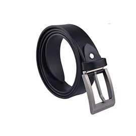 ARSH Leather Belts for men, women Casual belts silver buckles Size 30-52 (34-36)