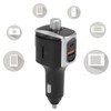 Bluetooth 5.0 FM Transmitter Dual Screen Display 3 USB Ports