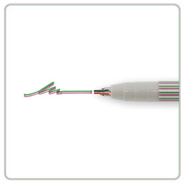 Twink twiink [Color Pen] 2-Color Line Pen/Pink x Green