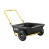 Gorilla 300 Lb Black Poly Push Pull Garden Yard Cart