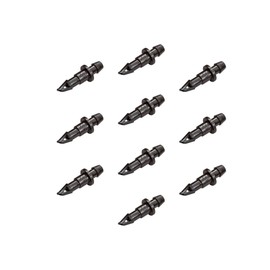 Rain Bird BC25/10PS Drip Irrigation Universal 1/4" Barbed Coupling Fitting, Fits of 1/4" Drip Tubing, 10-Pack