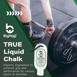 BigWall True Chalk Cream| Enhance Your Grip! Ideal for Bouldering, Rock Climbing, Weightlifting | Easy on Hands, Long-Lasting & Erasable | 50ml Chalk Cream | ‎Unisex Liquid Chalk