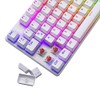 T-Dagger Teclado Gamer Mecánico Blanco Bora White T-TGK315 Blue Switch