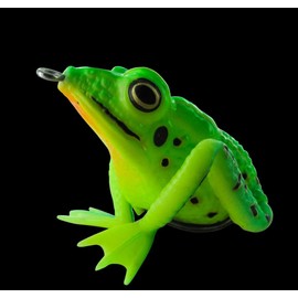 Jenzi, The Prince Realistic Frog Neon Green