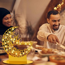 Ramadan Decoration, LED Lamp, Ramadan Decoration, Eid Mubarak Decoration, Acrylic Ramadan Mubarak Decoration, Islamic Decoration, Moon Stars, LED Muslim Night Light, Ramadan Lantern, Islamic Ramadan